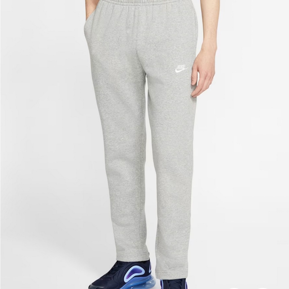 Nike Sportswear Club Fleece Mens Gray Joggers Pants Medium M